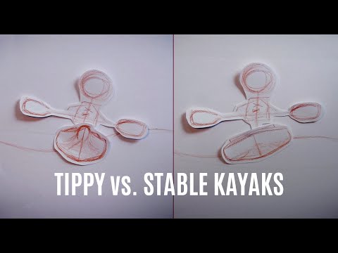 Tippy vs Stable Kayaks in Rough Conditions - Hull Design Basics - Kayak Hipster