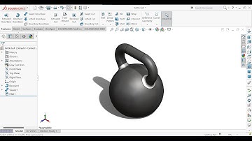 Solidworks Tutorial: CSWA Sample Problem | Kettlebell