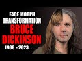 Bruce dickinson  transformation face morph evolution 1968  2023