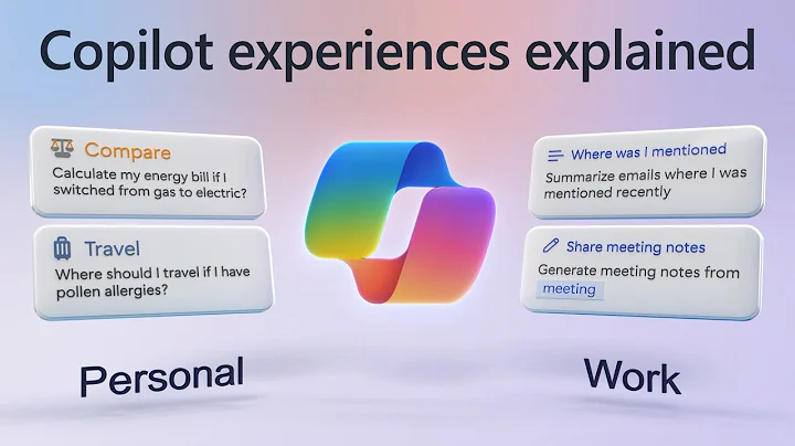 Microsoft Copilot personal and work experiences explained