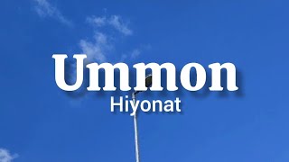 Ummon Hiyonat (Lyrics)