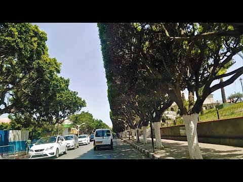 جولة ممتعة في وسط مدينة تيبازة 4K DRIVE DOWN HISTORIC TIPAZA