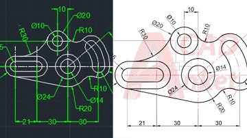 Lesson No 17 AutoCAD Drawing in Hindi - 2D Drawing Tutorial-AutoCAD 2D Projects No.10