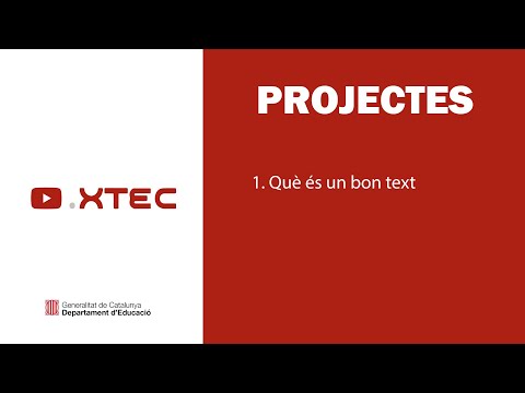 Vídeo: Què és el text com a mitjà?