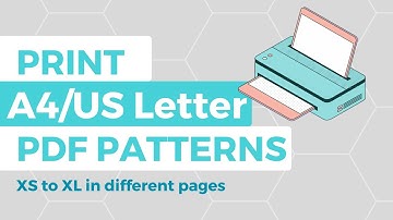 𝗣𝗿𝗶𝗻𝘁 𝗣𝗗𝗙 𝗽𝗮𝘁𝘁𝗲𝗿𝗻 (𝗫𝗦 𝘁𝗼 𝗫𝗟) on your home paper * DIY BIKINI