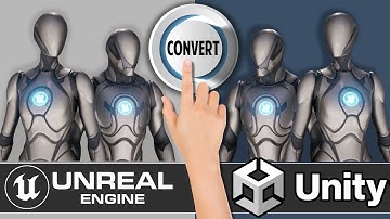Unreal Engine to Unity - In One Click!