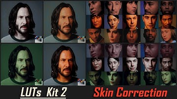 Cinematic LUTs - Skin Correction | Color Correction | Post Process | UE4-UE5