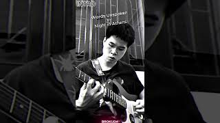 Những lời không nói ra (Intro) #brokuda #nightinathens #guitarcover