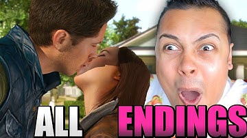 HAPPY EVER AFTER ! Good & Bad ENDINGS! (Beyond Two Souls All Endings) PS4