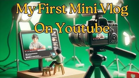 My First Mini Vlog On Youtube | Mera Pehla Vlog official @afshannumair