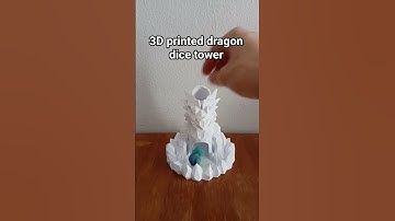 Dragon dice tower #tabletopduo #3dprint #dungeonsanddragons #dicetower #stl