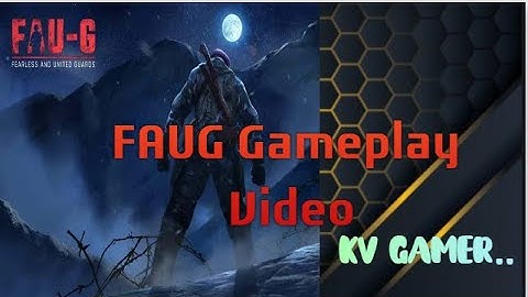 FAUG First Gameplay Video | Fearless and United Guards gameplay | Campaign mode gameplay