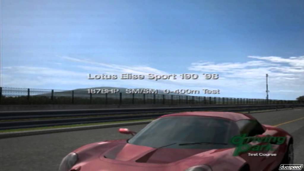 Gran Turismo 4 Lotus Elise Sport 190 Quarter Mile Drag Race You Gran Turismo 4 Lotus Elise Sport 190 Quarter Mile Drag Race