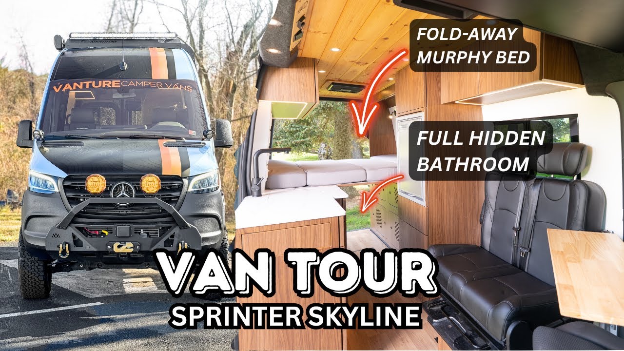 OUR BEST DESIGN YET! | Skyline VAN TOUR