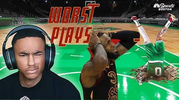 REACTING TO Game losing NBA plays but they get increasingly more tragic