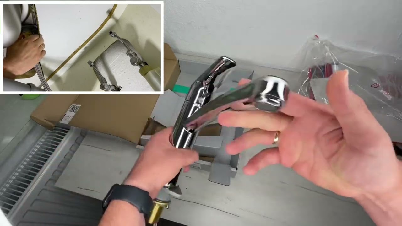 Logis M31 Single lever kitchen mixer 160, CoolStart, EcoSmart, 1jet Unboxing and instructions