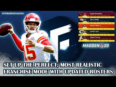 How To Set Up The Perfect, Most Realistic Madden 20 Franchise With Updated Rosters!