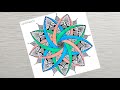 How to draw geometric mandala art for beginner stepbystep tutorial triquetra design vanithaarts