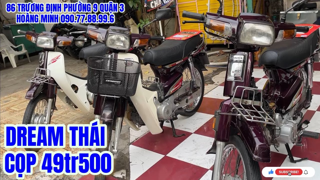 Đã bán 22/2/2025 HOÀNG MINH BÁN XE DREAM THÁI CỌP 49tr500 📲090.77.88.99.6