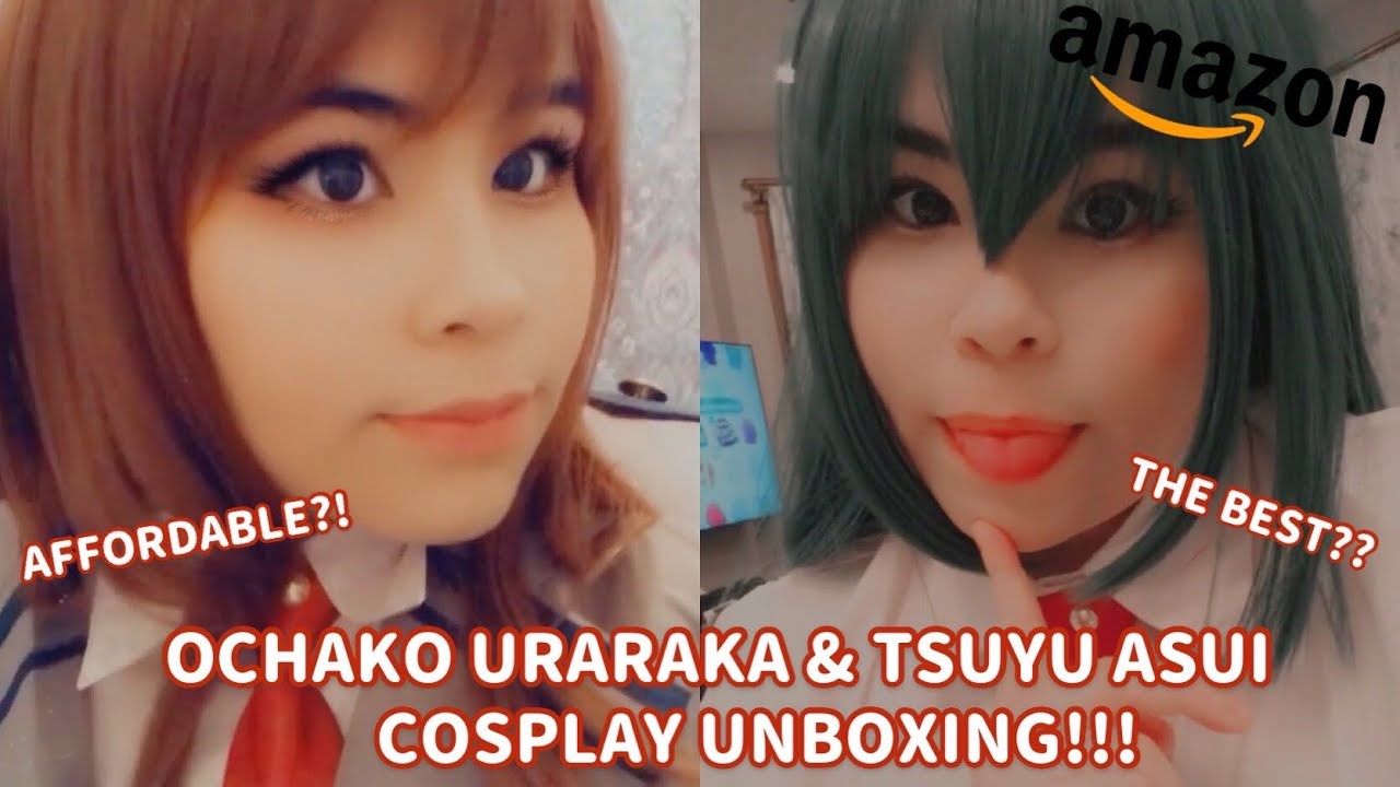Best Amazon Asui & Uraraka Cosplay Review (Boku no Hero) *DETAILED* | UNBOXING & TRY-ON