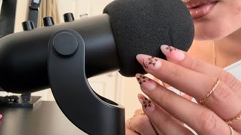 My first ASMR video ! …. triggers and ramble