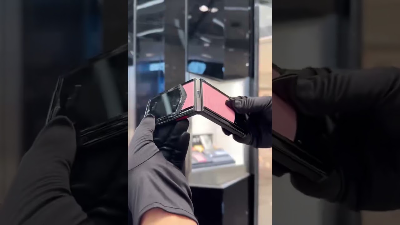 Vertu Ironflip Pink Calfskin 