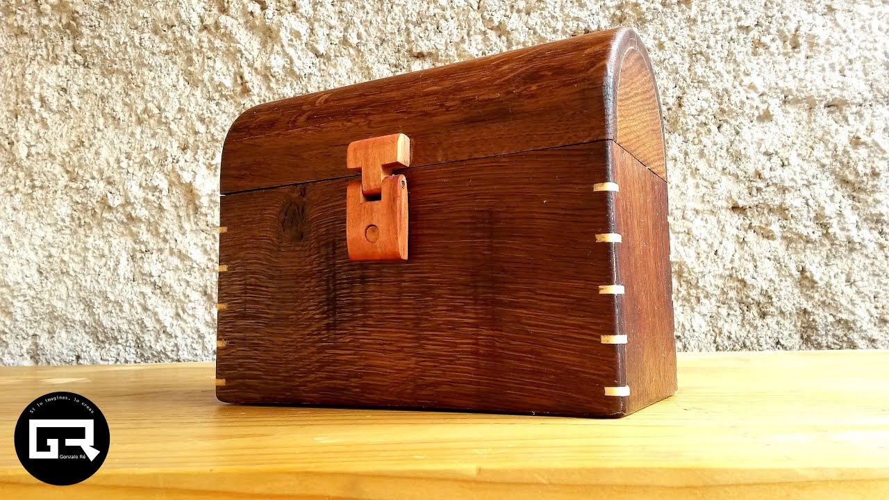 COFRE DE MADERA PEQUEÑO (MADERA RECICLADA) WOODEN CHEST MAKEOVER