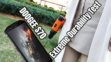 Doogee S70 Extreme Durability Test: Freeze/Hot Water/Drill/Bend Test