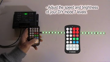 Pro RGB LED Controller with RF Remote for 5-24VDC LED Lights - EcolocityLED.com