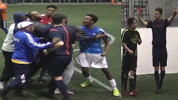 Referee Assaulted 🤛, Multiple Red Cards ♦️, Buzzer Beater Goal ⚽︎ & Out of Control Ending Fights! 😲