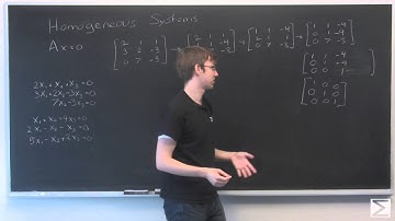Linear Algebra: Homogeneous Systems