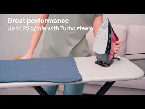 Miniatura del video del prodotto BRAUN - Ferro a vapore TexStyle 1 12710000-SI1050BL-Bianco blu