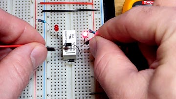 Actual electronics latching relay component demonstration HFD2 005 M L2 555 by electronzap