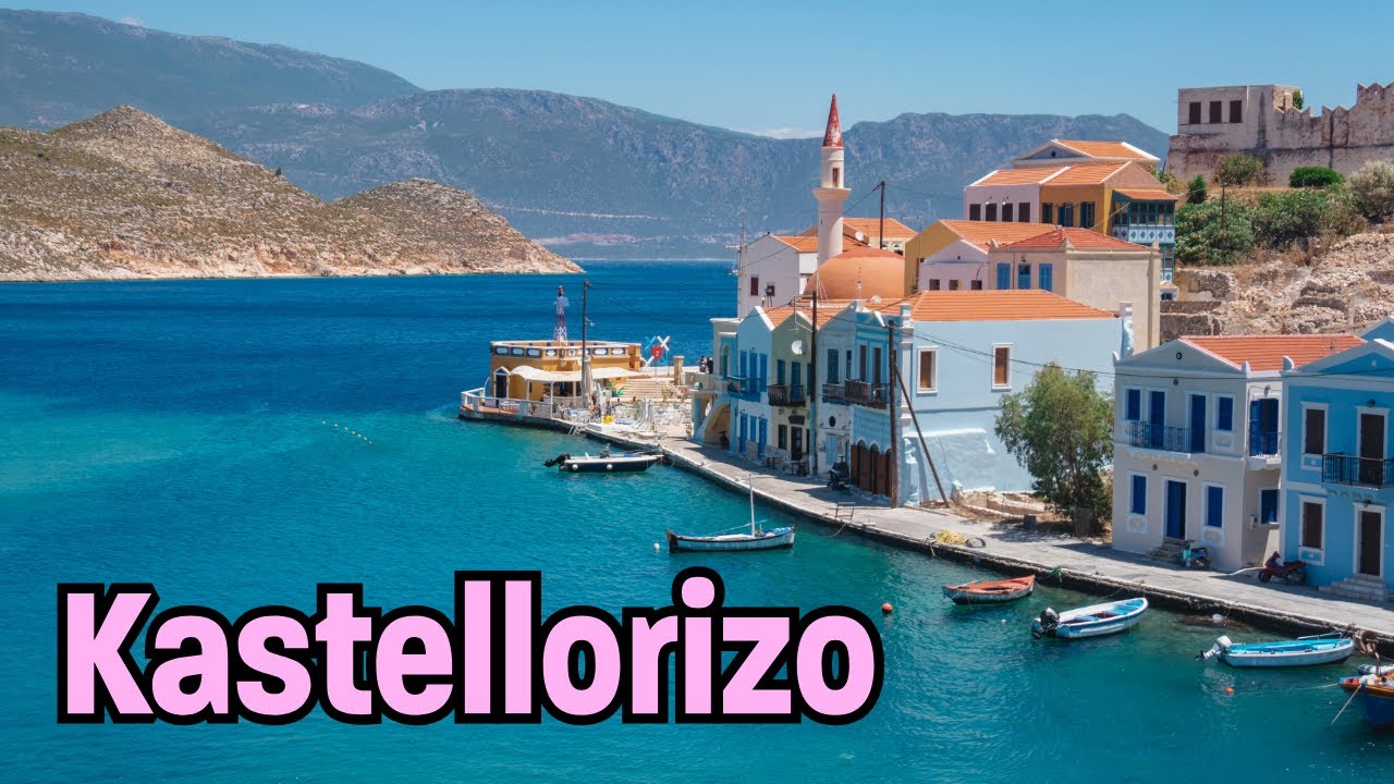 Peaceful Walk in Kastellorizo (Meis) in Greece | Day Trip from Kaş, Türkiye