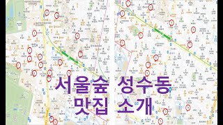 서울숲,성수동 맛집 소개[SUB:ENG,JPN,CHN,VIE]