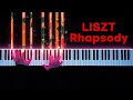 Easiest Liszt Hungarian Rhapsody to Learn (No.3 in B-flat major)