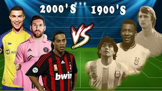 Messi inter Miami Ronaldo Ronaldinho VS Pele Maradona Cruyff