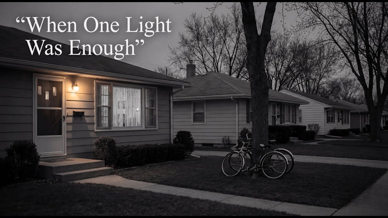 When One Light Was Enough — The American Nostalgia We Forgot | Retro Stories for Sleep