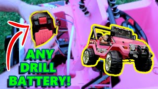 Easy DIY Power Wheels Battery Upgrade (feat. bitluni) by Brian Lough 15,860 views 1 year ago 7 minutes, 16 seconds