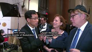 Prix Galien USA 2017 John Zhong Susan Alexander Executives from Biogen