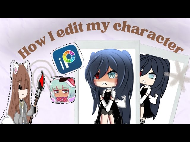 Esp, En] Paso a paso de como edito un personaje de 'Gacha Life' Modo: Medio  😦, Step by step of how I edit a character from 'Gacha Life' Mode: Medium  😦