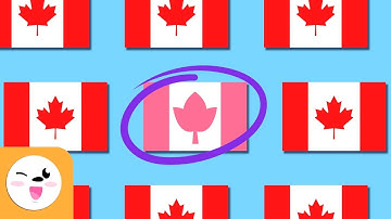 Spot the different flag - Learn country flags - Visual attention for kids