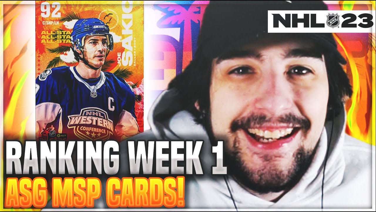 RANKING WEEK 1 ASG MSP CARDS IN NHL 23 HUT! YouTube