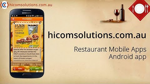 Restaurant android app source code for sale