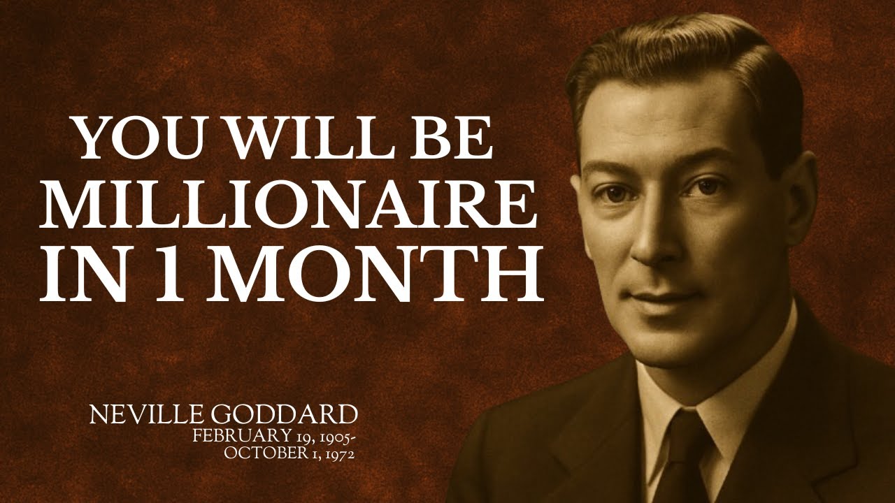 "YOU WILL BE A MILLIONAIRE IN 1 MONTH" - Neville Goddard Style Manifestation Power "YOU WILL BE A MILLIONAIRE IN 1 MONTH" - Neville Goddard Style Manifestation Power