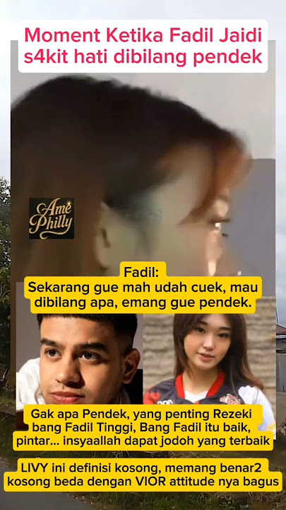 Keterlaluan! Livy Renata Tuai Kecaman Netizen 😭🔥”usai nyindir Fadil #trending #fadiljaidi #viral