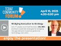 April 2025 Community Forum