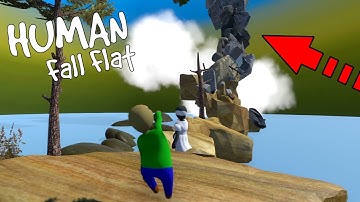BALDI AND GRANNY GETTING OVER IT in HUMAN FALL FLAT