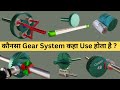 All types of gear and applications  3d animation