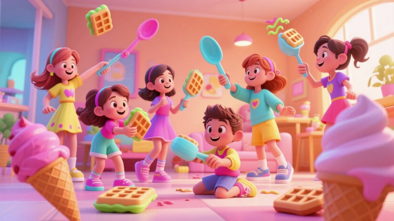 Вигли Скупс и Вафельные Мечты | Детские стишки и песенки – Описание